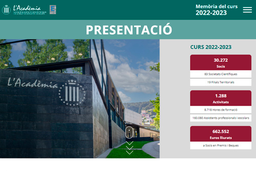 Memòria anual del curs 2022 - 2023